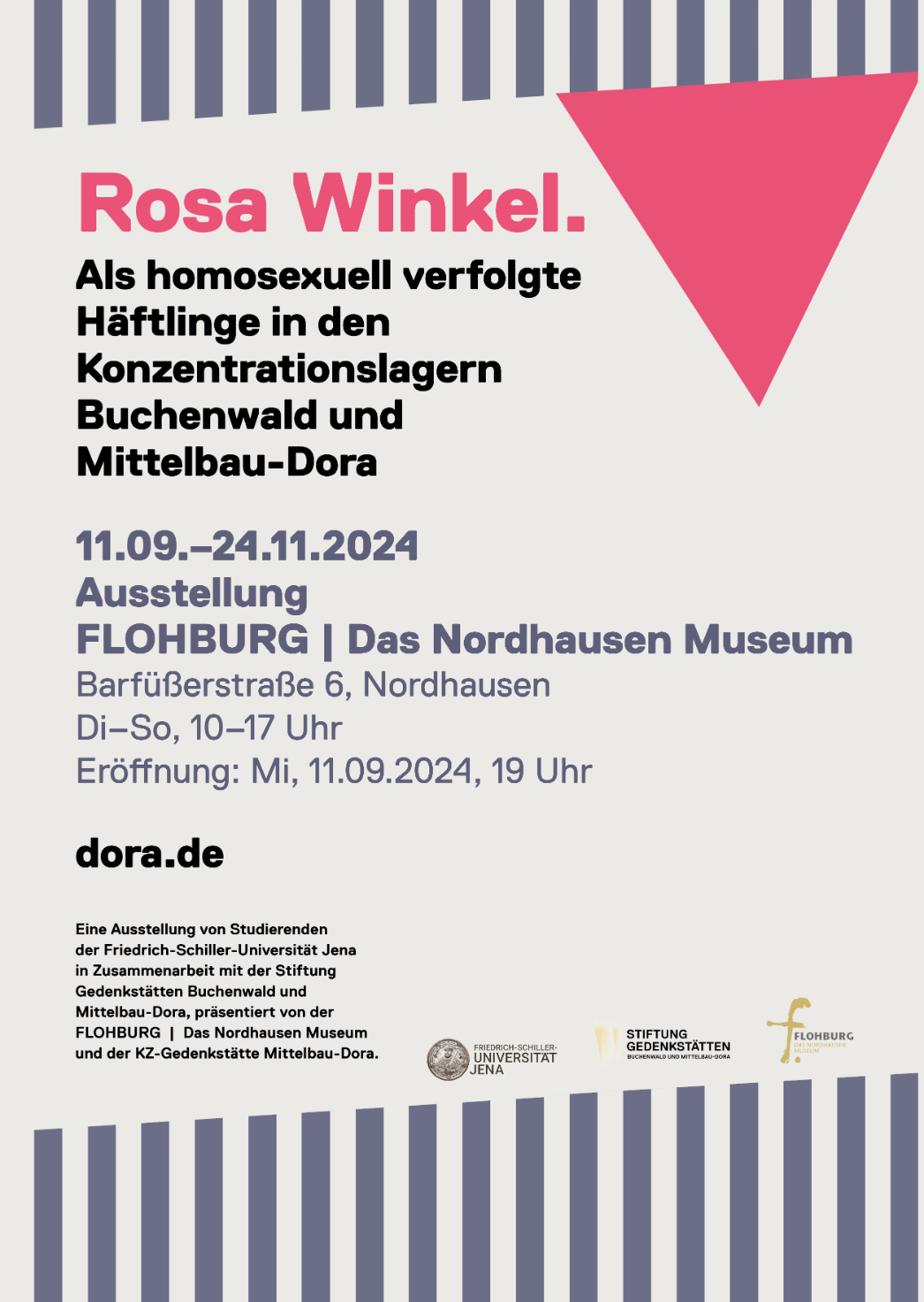 Veranstaltung Rosa Winkel. MittelbauDora Memorial